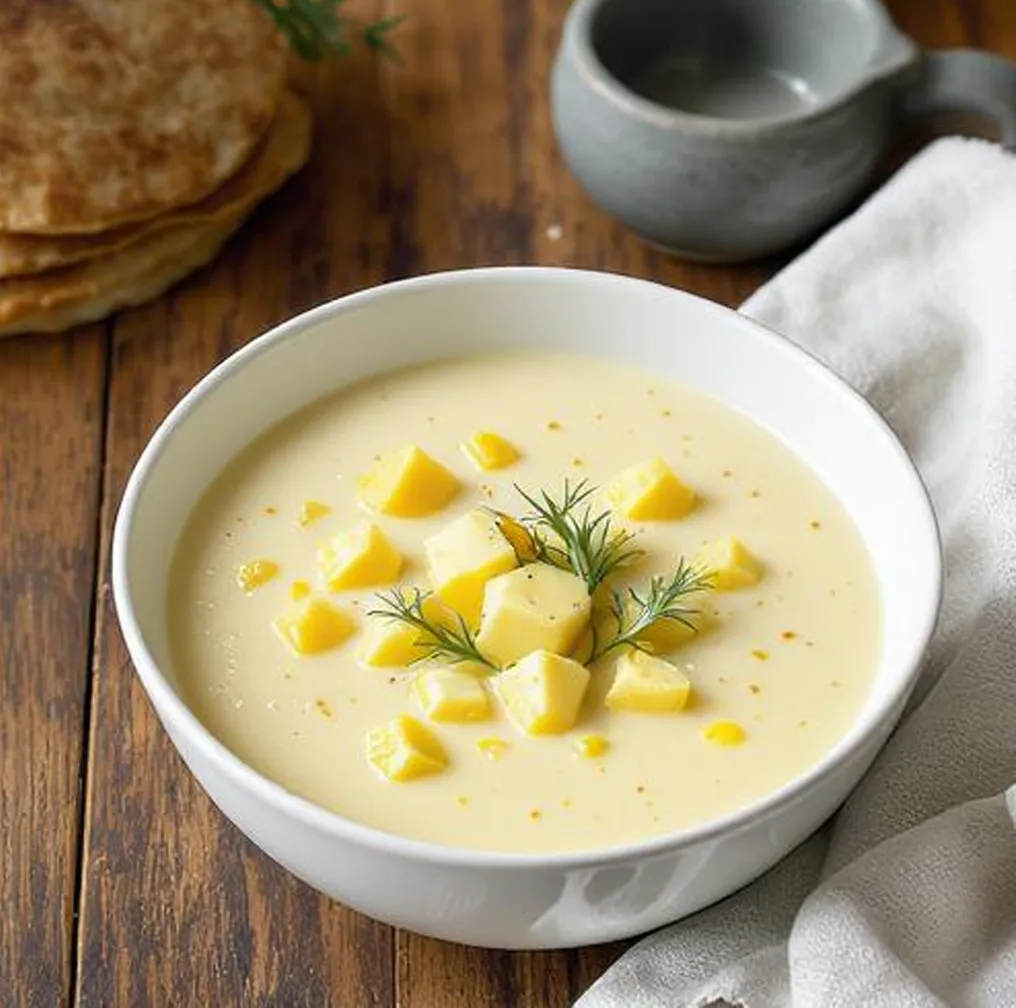 Sopa de Elote con Queso - Sabores del Norte